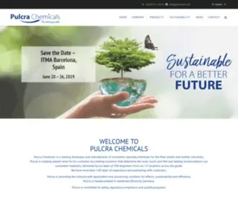 Pulcra-Chemicals.com(Pulcra-Chemicals Website) Screenshot