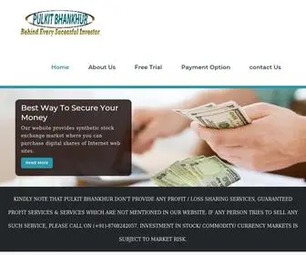 Pulkitbhankhur.com(Pulkitbhankhur) Screenshot