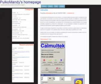 Pulkomandy.tk(PulkoMandy's home on the web) Screenshot