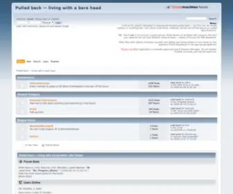 Pulledback.org(Living with a bare head) Screenshot