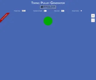 Pulleygenerator.us(GRITLab's Timing Pulley Generator) Screenshot