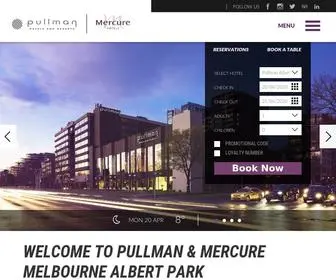 Pullmanalbertpark.com.au(Pullman Melbourne Albert Park ) Screenshot