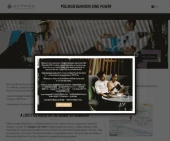 Pullmanbangkokkingpower.com(Pullman Bangkok King Power (Official Website)) Screenshot