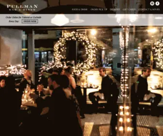 Pullmandiner.com(Pullman Bar & Diner) Screenshot