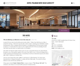 Pullmannewdelhi.com(An AccorHotels Brand) Screenshot