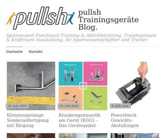 Pullsh.blog(Pullsh Trainingsgeräte Blog) Screenshot