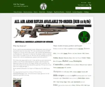 Pullthetrigger.co.uk(Plymouth's Airgun Specialist) Screenshot