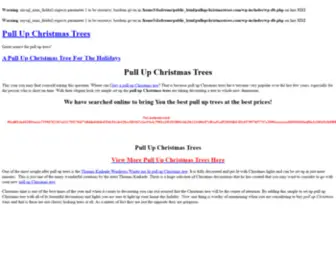 Pullupchristmastrees.com(Pull Up Christmas Trees) Screenshot