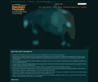 Pulmicortflexhalertouchpoints.com(FLEXHALER®) Screenshot