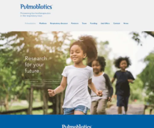 Pulmobio.com(Pulmobiotic is a spin off company from the Centre for Genomic Regulation (Barcelona) Screenshot