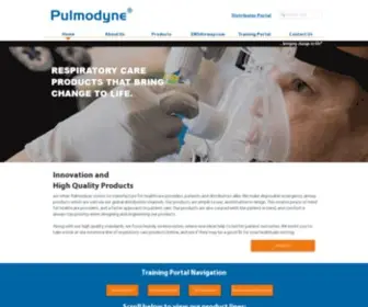Pulmodyne.com(Home) Screenshot