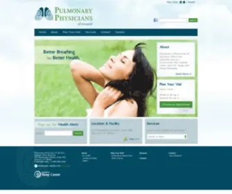 Pulmonarynorwich.com(Pulmonary Physicians of Norwich) Screenshot