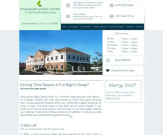 Pulmonarysleepmd.com(Dr. Zahir Yousaf) Screenshot