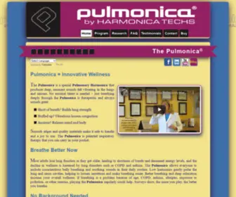 Pulmonica.com(Pulmonica Harmonica Respiratory Therapy) Screenshot