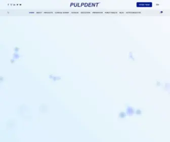 Pulpdent.com(Home) Screenshot