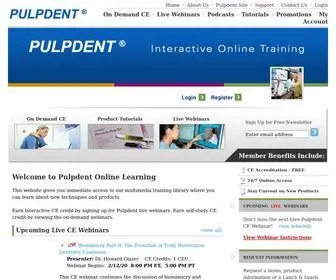 Pulpdentlearning.com(Pulpdent Learning) Screenshot