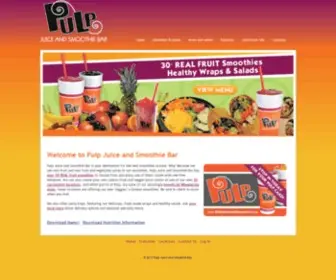 Pulpjuiceandsmoothie.com(Pulp Juice and Smoothie Bar) Screenshot