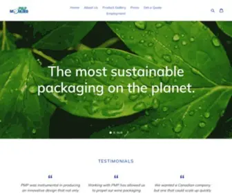 Pulpmouldedproducts.com(Sustainable Packaging) Screenshot