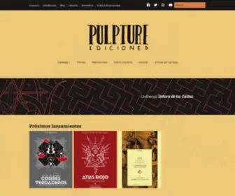 Pulpture.com(La editorial del pulp en espaÃ±ol) Screenshot