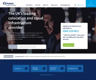 Pulsant.co.uk(Cloud Computing) Screenshot