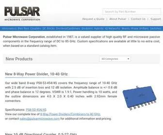 Pulsarmicrowave.com(Pulsar Microwave Corporation) Screenshot