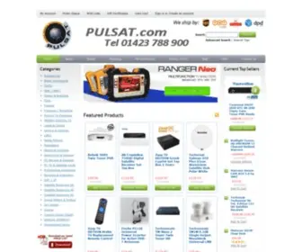 Pulsat.com(Satellite TV Equipment and Accessories UK and Worldwide) Screenshot