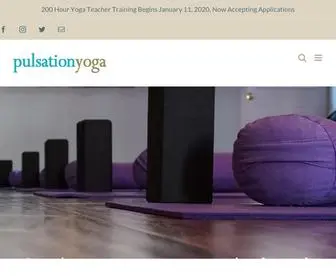 Pulsationyoga.com(Pulsation Yoga) Screenshot