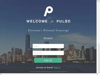 Pulsd.com(A curated selection of New York's best events) Screenshot