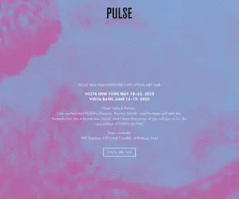 Pulseartfair.com(PULSE Art Fair) Screenshot