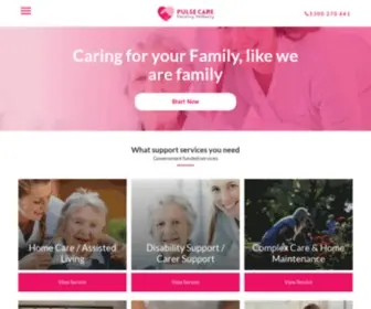 Pulsecare.com.au(Pulse Care) Screenshot