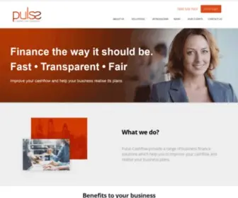 Pulsecashflow.com(Pulse Cashflow Finance) Screenshot