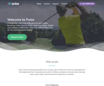 Pulseclub.com.au(Pulse Club) Screenshot