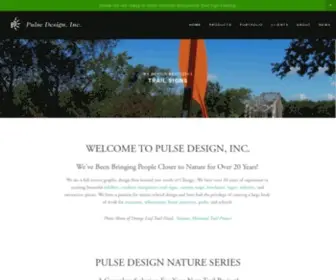 Pulsedesign.com(Pulse Design Outdoor Interpretive Signs) Screenshot