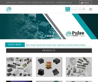 Pulseelectronics.com(Pulse Electronics) Screenshot