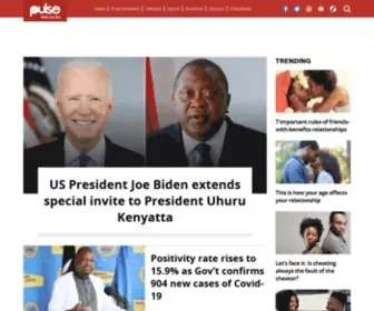 Pulselive.co.ke(Breaking News & Top Stories) Screenshot
