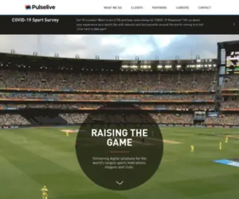 Pulselive.com(Digital media sports technology company) Screenshot