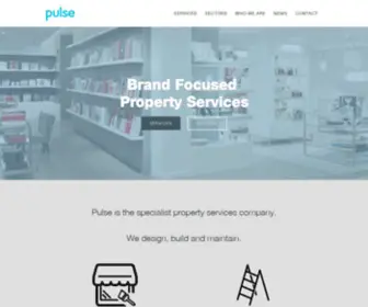 Pulsemanagement.co.uk(A Brand Focused Property Services Company) Screenshot