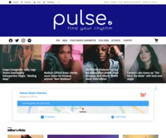 Pulsemusicmagazine.com(Pulse Music Magazine) Screenshot