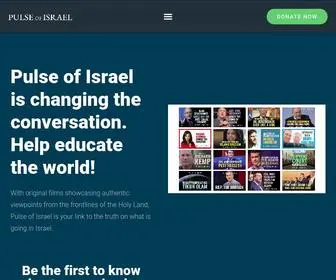 Pulseofisrael.com(Pulse interviews avi’s pulse about donate now help educate the world pulse of israel) Screenshot