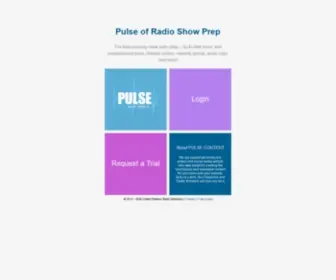 Pulseofradio.com(Pulse of Radio) Screenshot