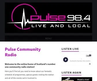 Pulseonair.co.uk(Pulse Community Radio) Screenshot