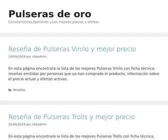 Pulserasdeoro.top(Descuentos Pulseras de oro) Screenshot