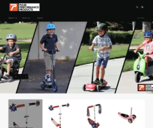 Pulsescooters.com(Pulse Performance Products are the makers of high quality electric scooters) Screenshot