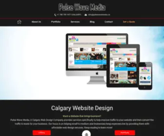 Pulsewavemedia.ca(Calgary Web Design Company) Screenshot