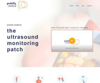 Pulsify-Medical.com(Monitoring technology) Screenshot