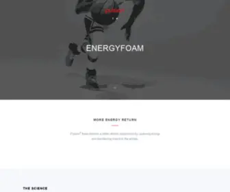 Pulsionfoam.com(Energy Foam) Screenshot