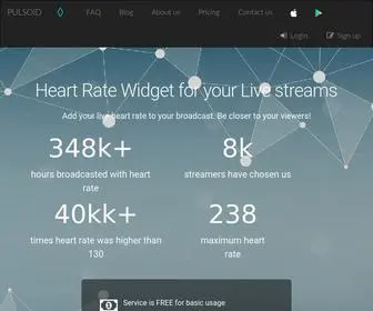 Pulsoid.net(Heart Rate widget for Twitch) Screenshot