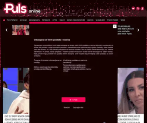 Pulsonline.rs(Puls Online) Screenshot