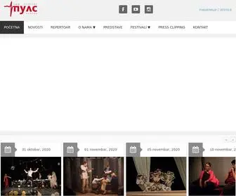 Pulsteatar.org.rs(Puls Teatar) Screenshot