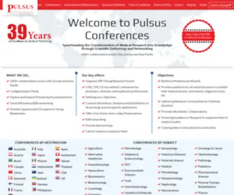 Pulsusconference.com(Pulsus Conferences) Screenshot
